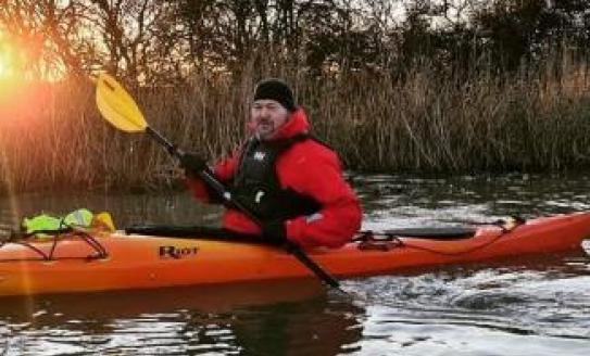 Diabetes UK supporter Kayaking 