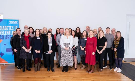 Inverclyde event participants, Judith Kennon, front row, second left