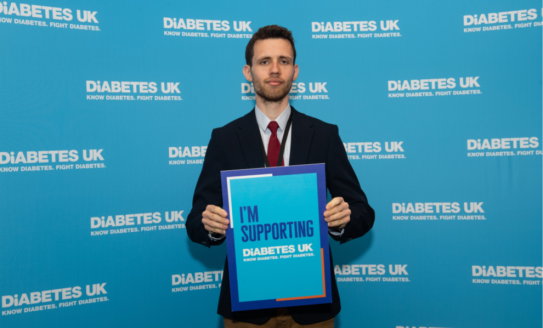 Finlay at the Diabetes is Serious Parliamentary launch